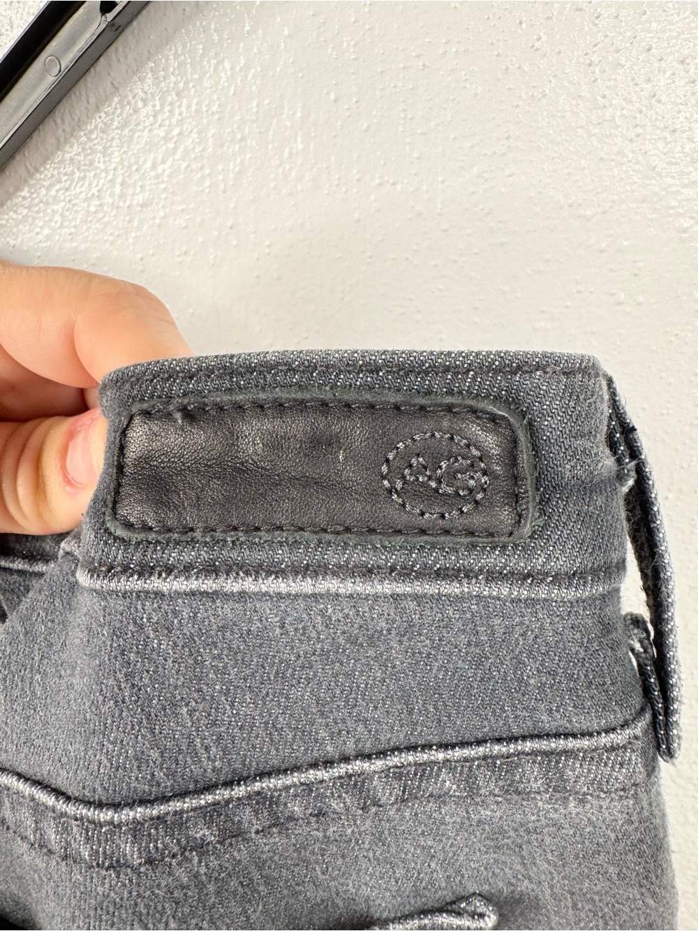 AG Adriano Goldschmied Stevie Jeans Womens 29 Charcoal Gray Slim Straight - Picture 4 of 7